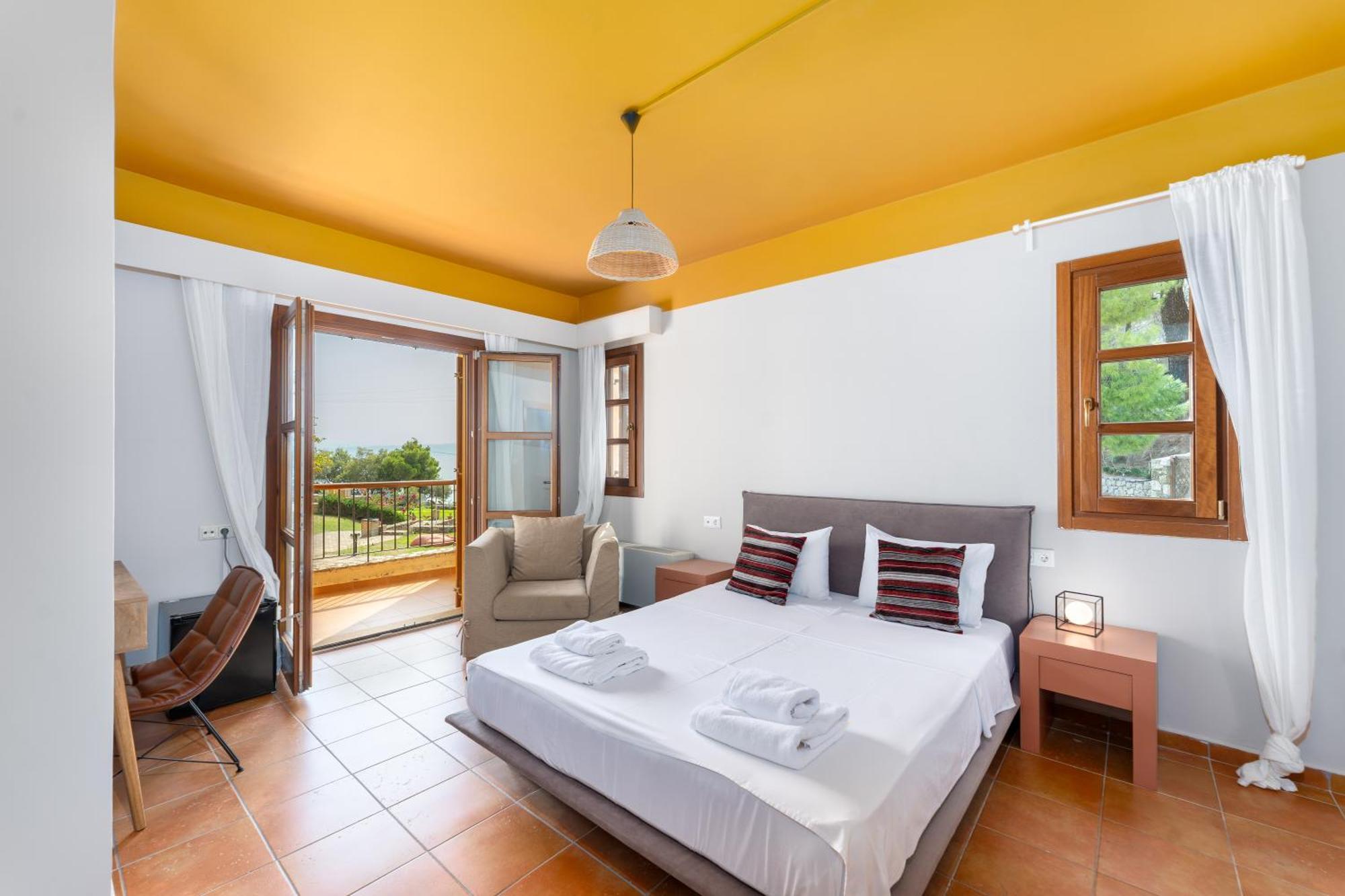Hotel Kaminos Evia Límni Esterno foto