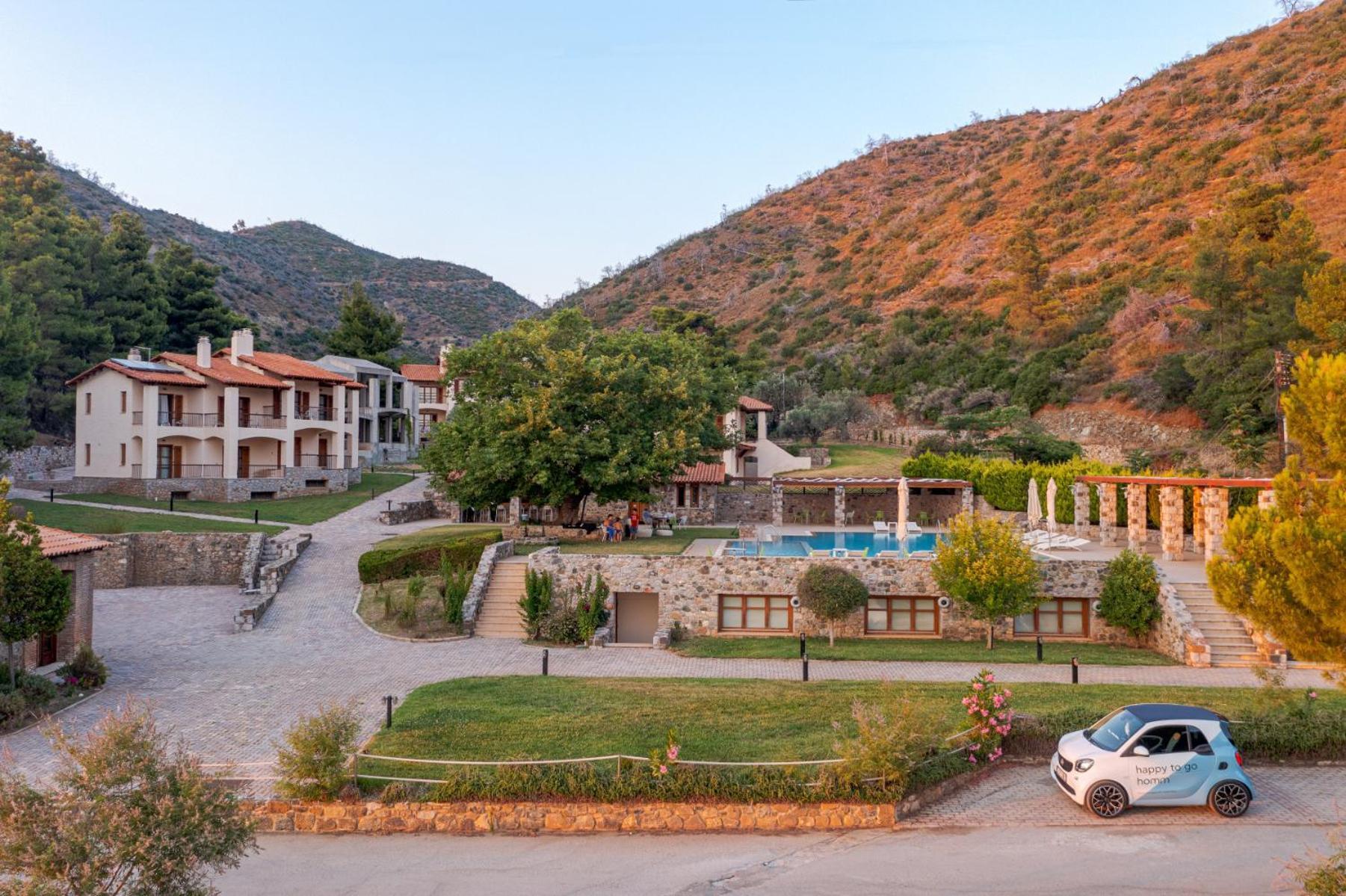 Hotel Kaminos Evia Límni Esterno foto