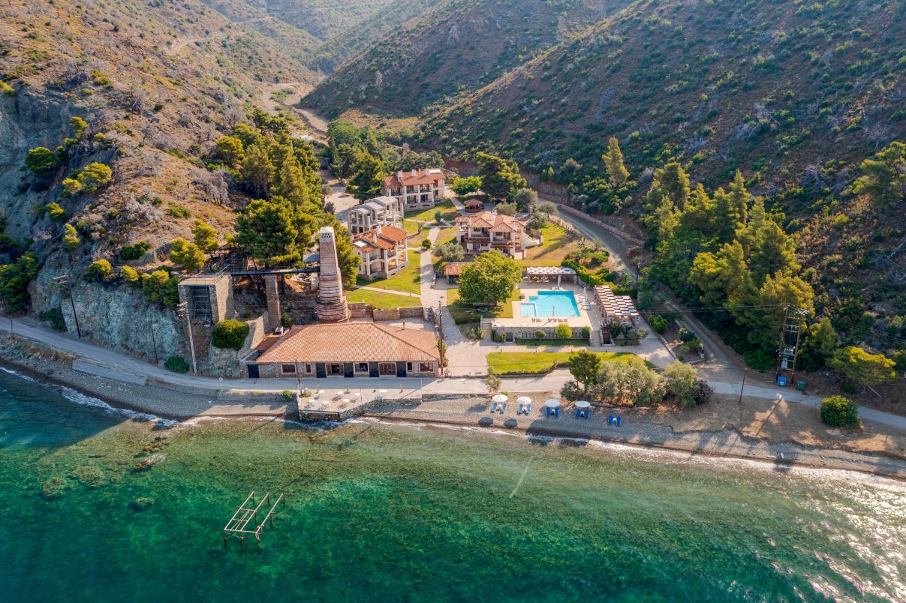 Hotel Kaminos Evia Límni Esterno foto