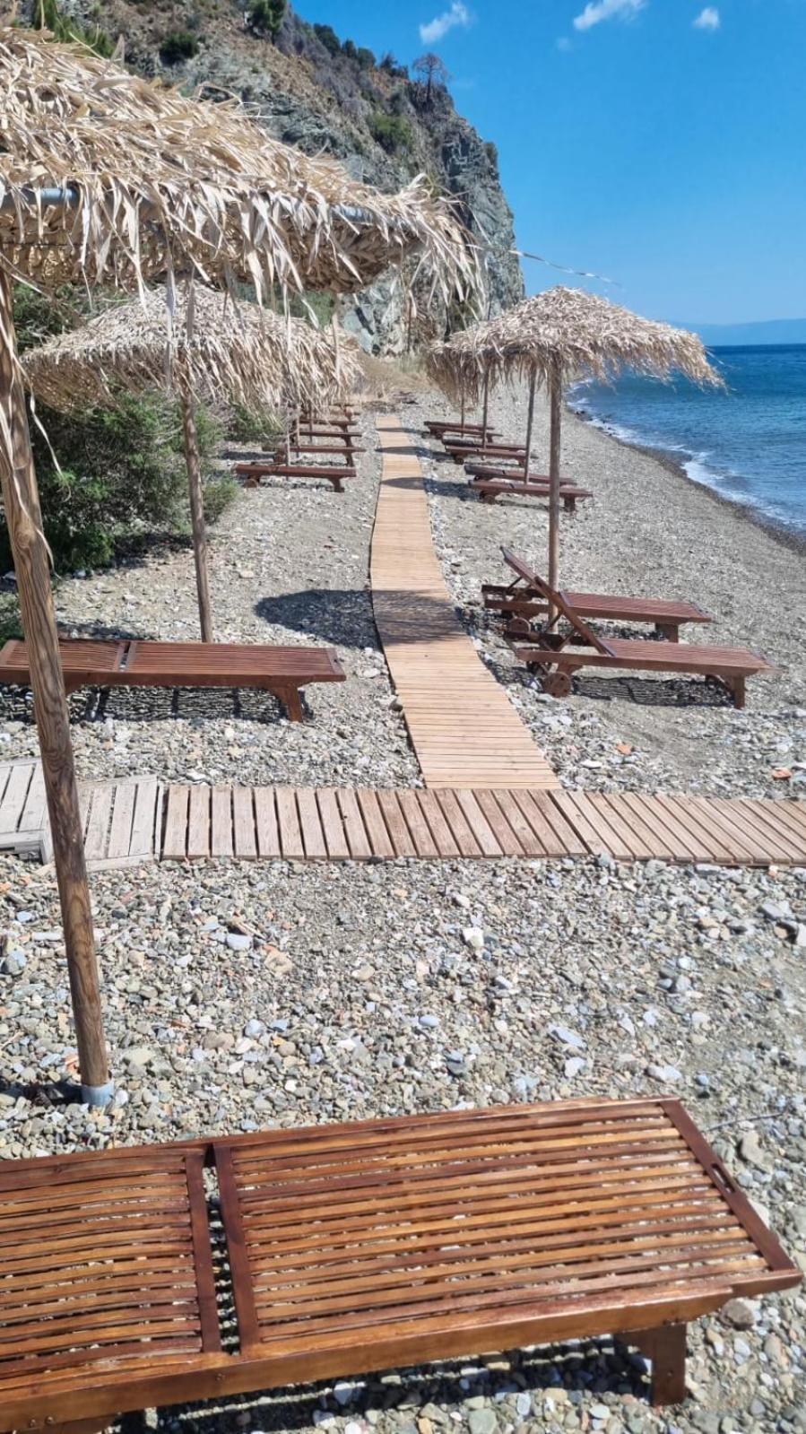 Hotel Kaminos Evia Límni Esterno foto