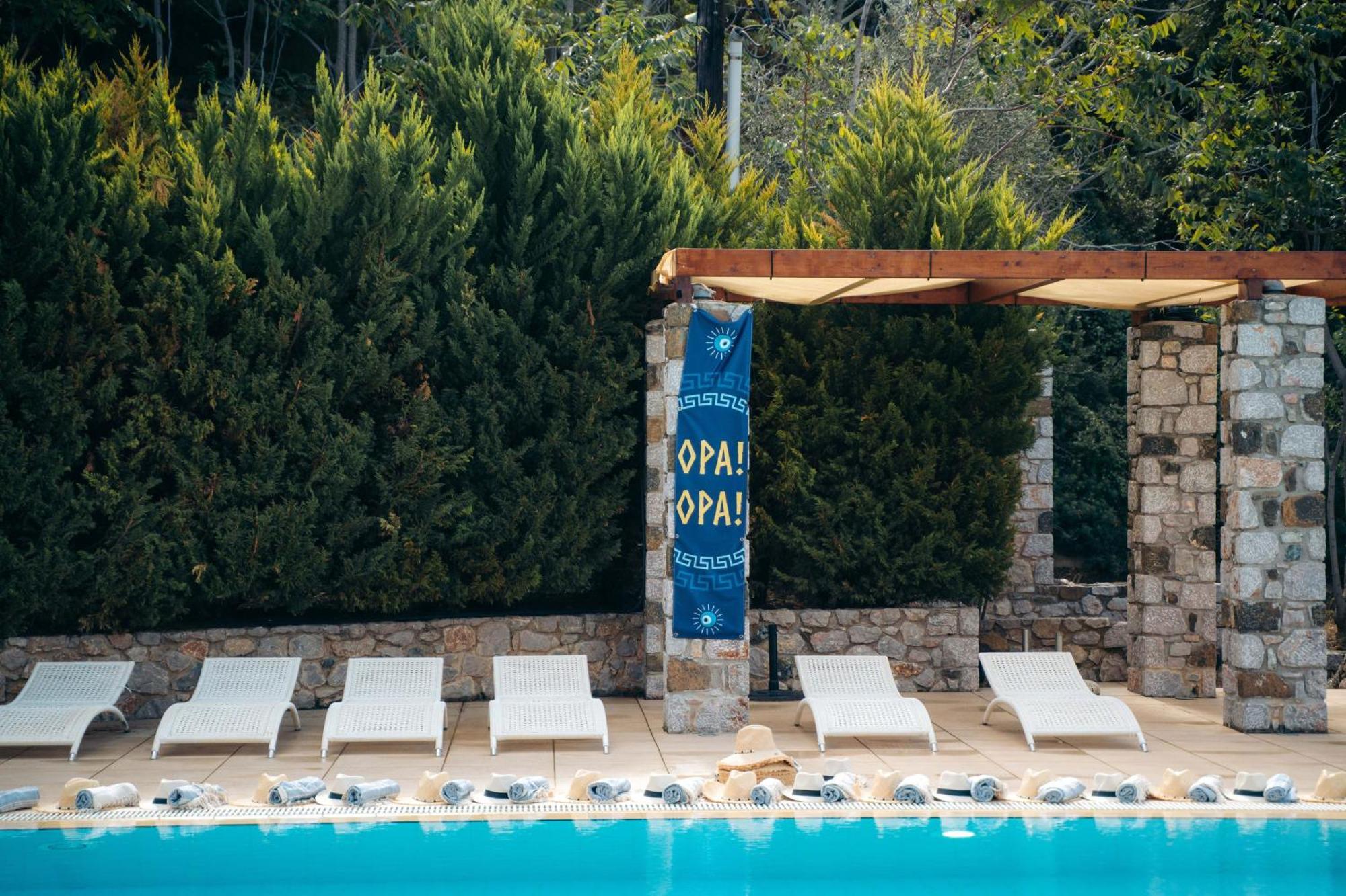 Hotel Kaminos Evia Límni Esterno foto