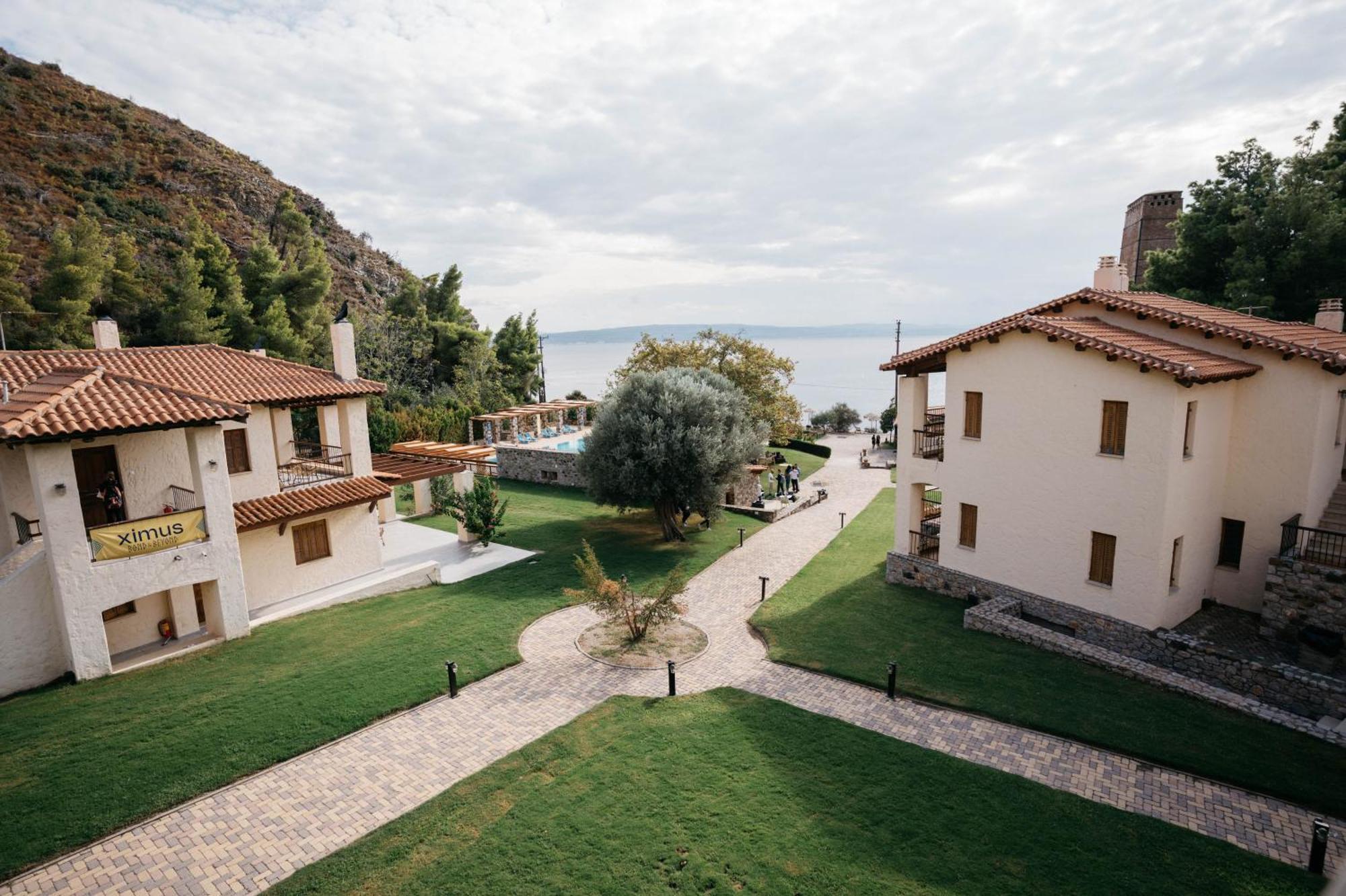 Hotel Kaminos Evia Límni Esterno foto